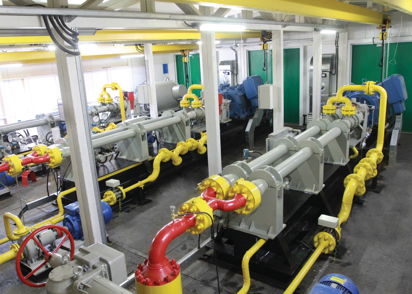 Modular cluster pumping stations