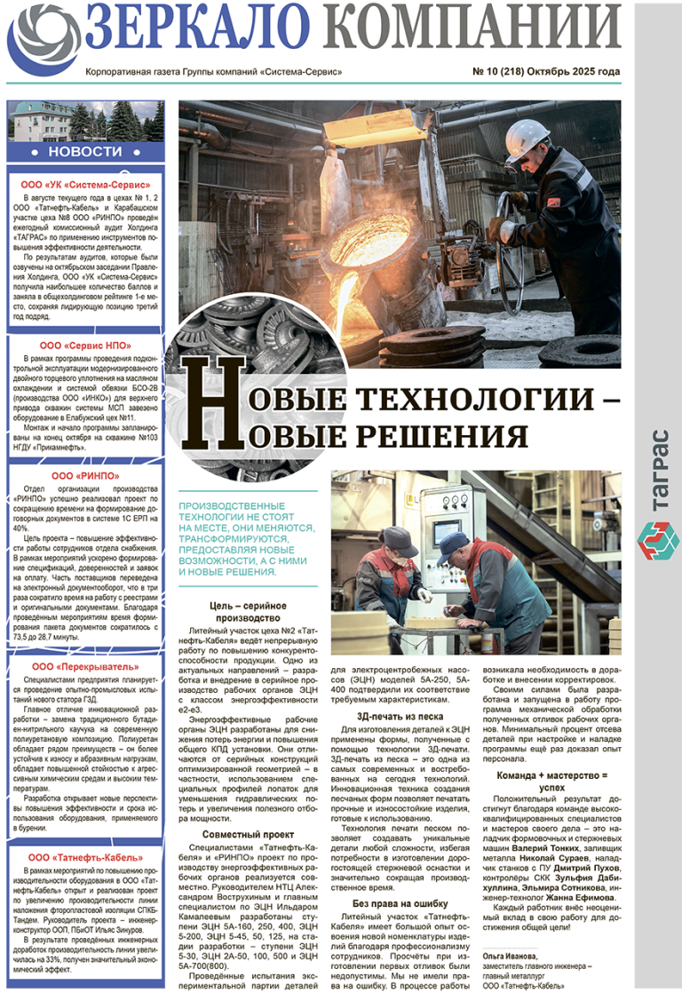 Зеркало компании №10-2025