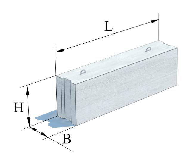 Блоки стен подвалов ФБС